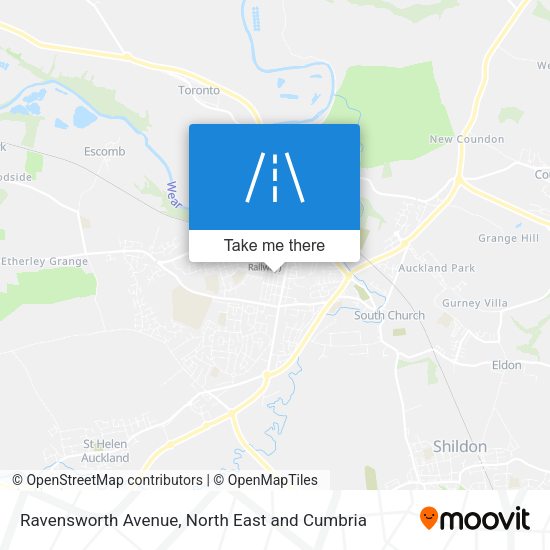Ravensworth Avenue map
