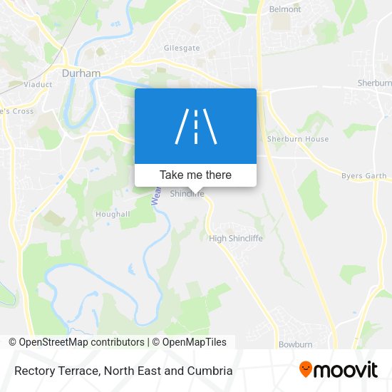 Rectory Terrace map