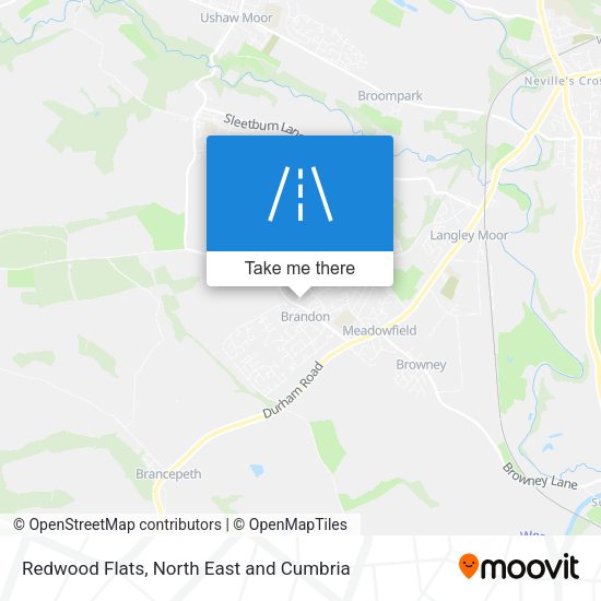 Redwood Flats map