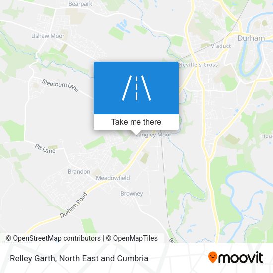 Relley Garth map