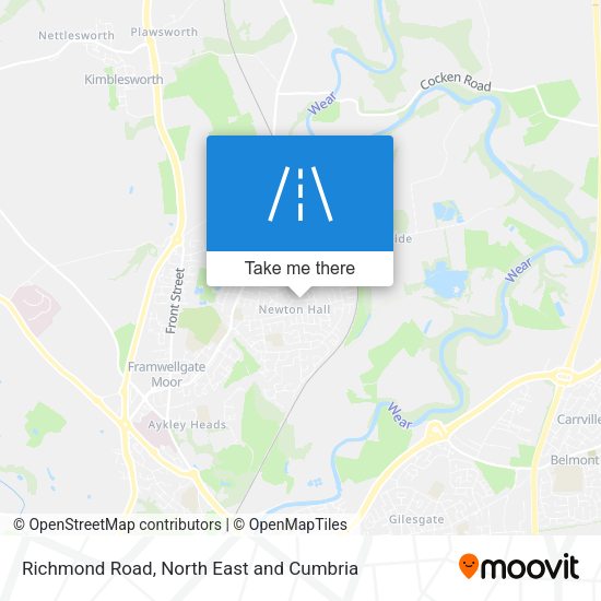 Richmond Road map