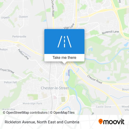 Rickleton Avenue map