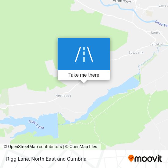 Rigg Lane map