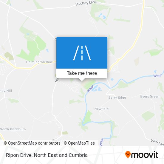 Ripon Drive map