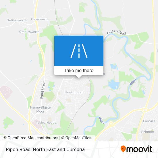 Ripon Road map