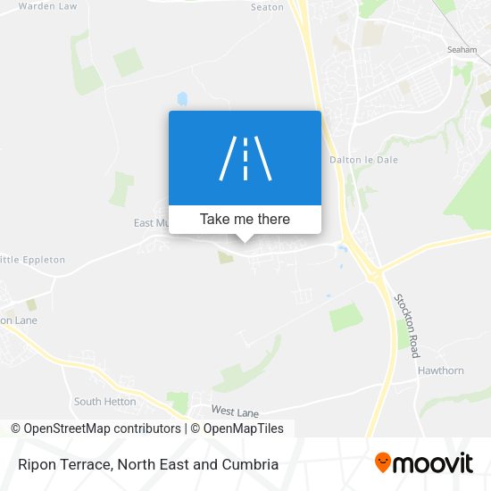 Ripon Terrace map