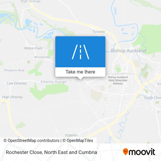 Rochester Close map