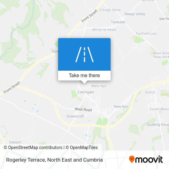 Rogerley Terrace map