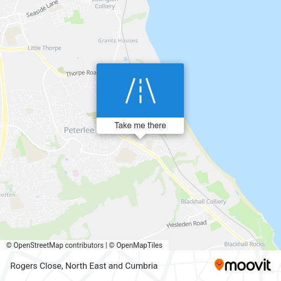 Rogers Close map