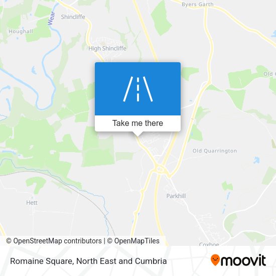 Romaine Square map