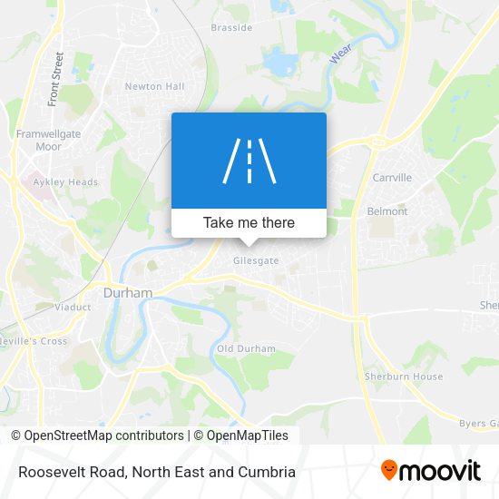 Roosevelt Road map