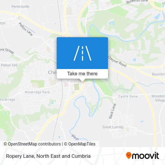 Ropery Lane map