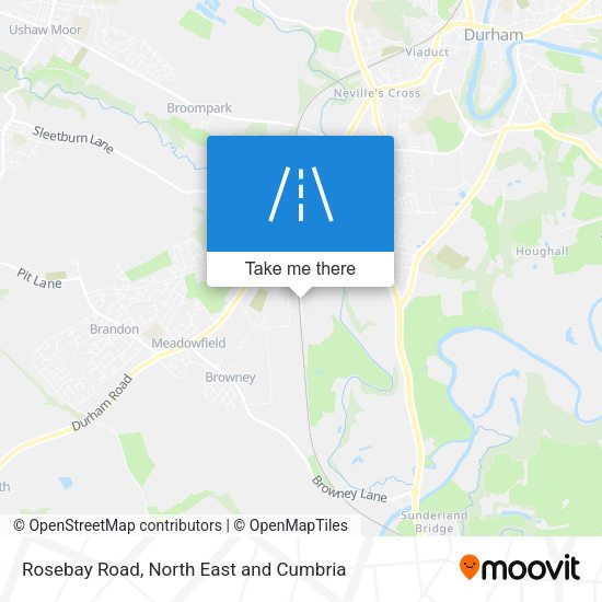 Rosebay Road map