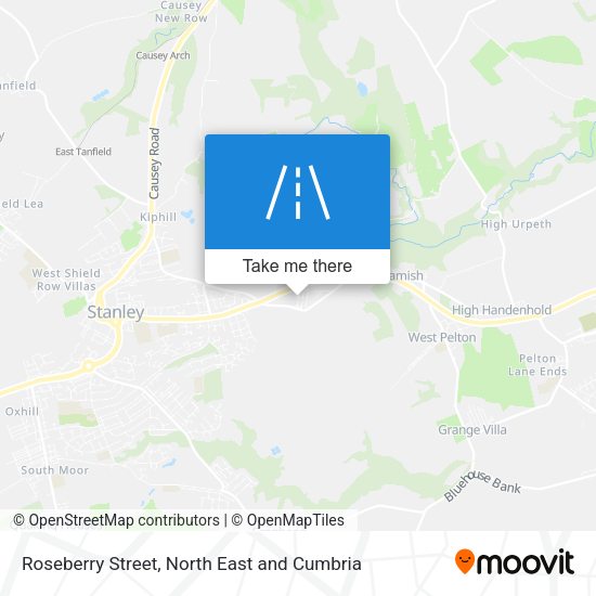 Roseberry Street map