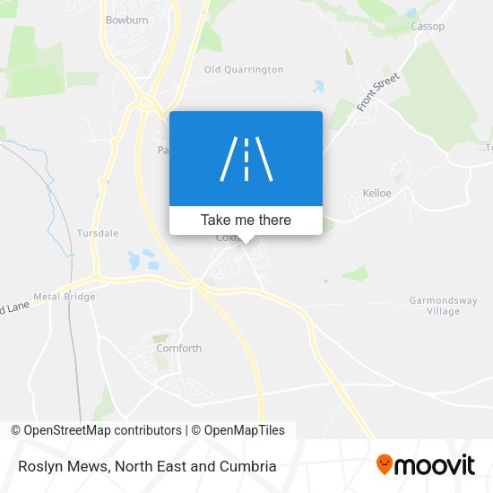 Roslyn Mews map