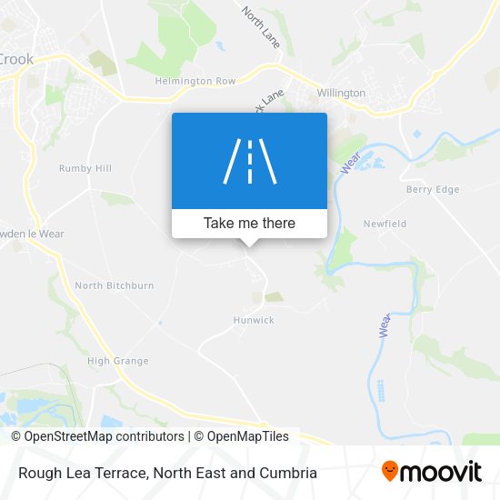 Rough Lea Terrace map