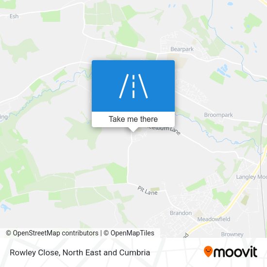 Rowley Close map