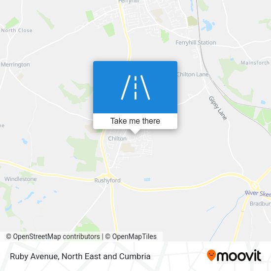 Ruby Avenue map