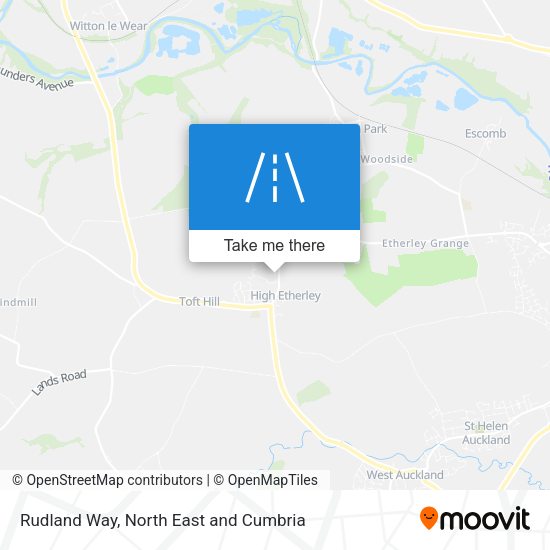 Rudland Way map