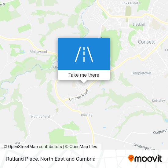 Rutland Place map