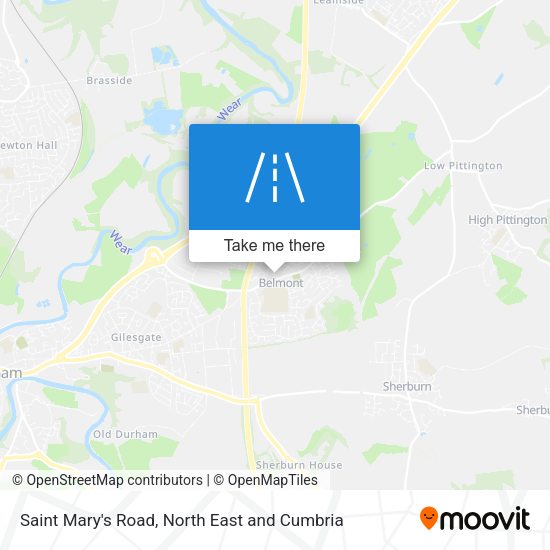 Saint Mary's Road map