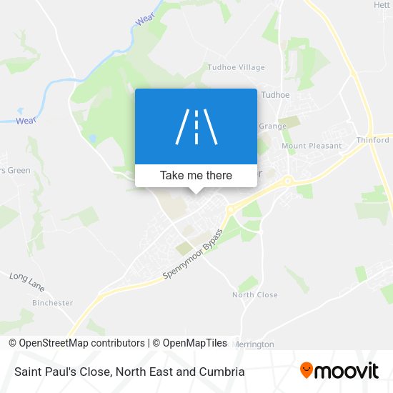 Saint Paul's Close map