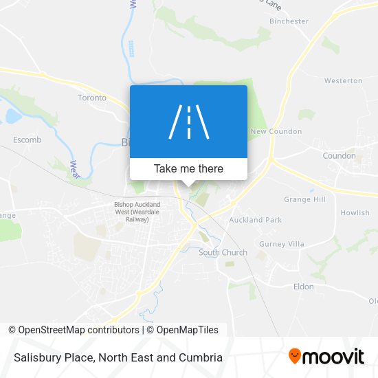 Salisbury Place map