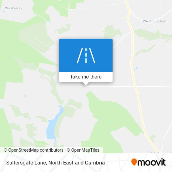 Saltersgate Lane map