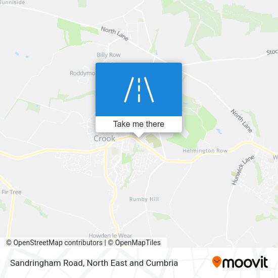 Sandringham Road map