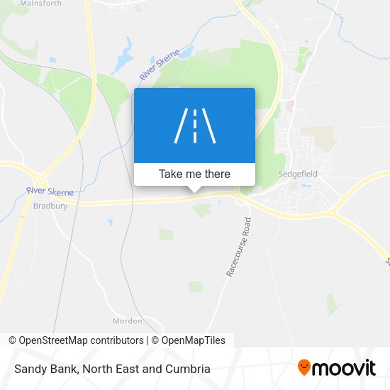 Sandy Bank map