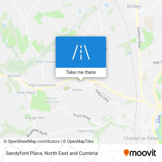 Sandyford Place map