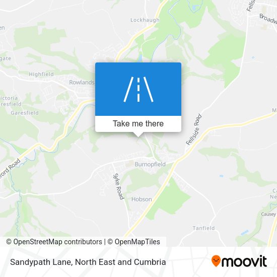 Sandypath Lane map