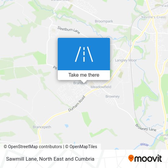 Sawmill Lane map