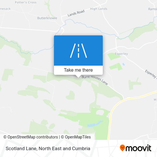 Scotland Lane map
