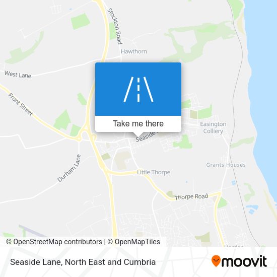 Seaside Lane map