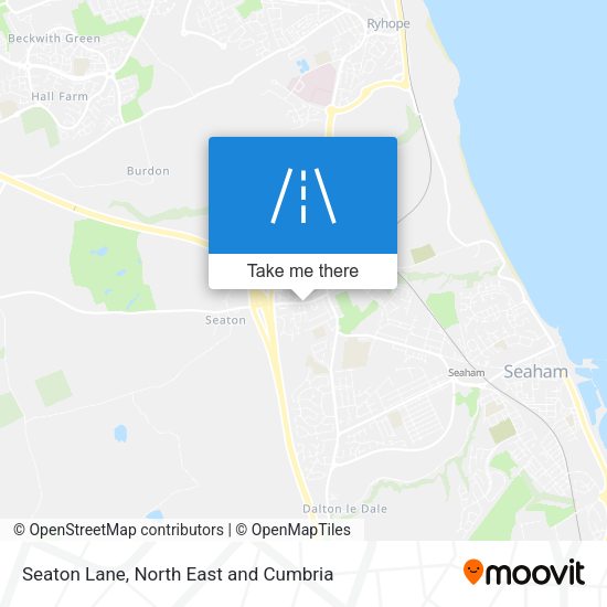 Seaton Lane map