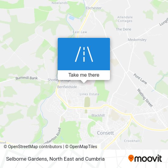 Selborne Gardens map