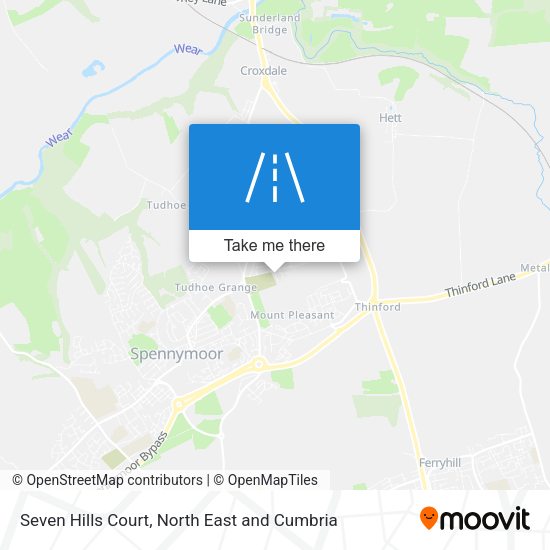 Seven Hills Court map