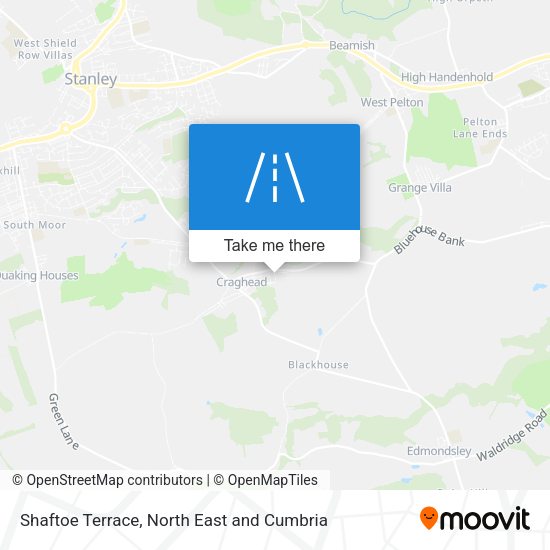 Shaftoe Terrace map