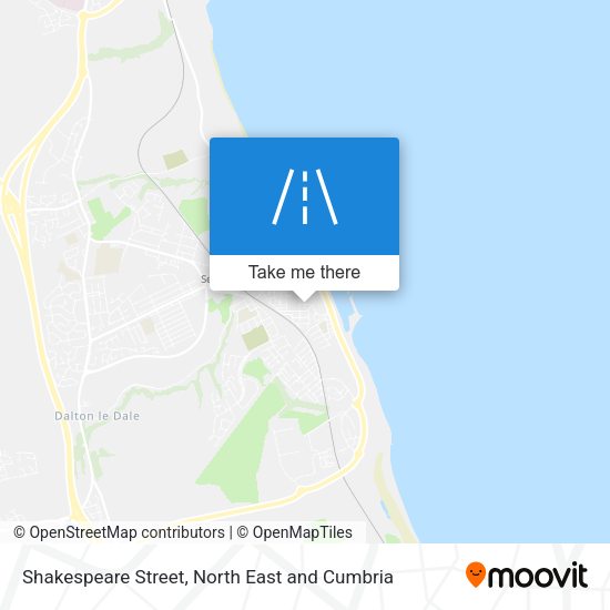 Shakespeare Street map