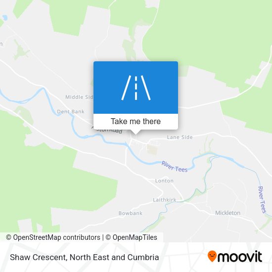 Shaw Crescent map