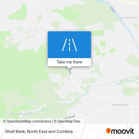 Shull Bank map