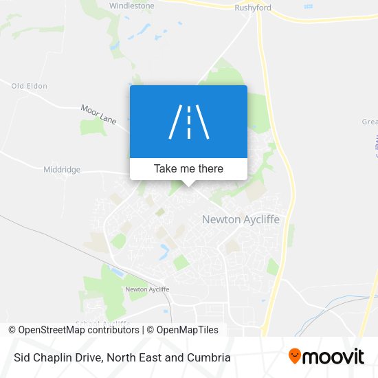 Sid Chaplin Drive map