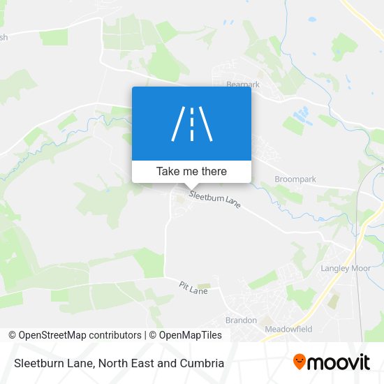Sleetburn Lane map