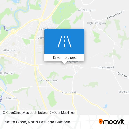 Smith Close map