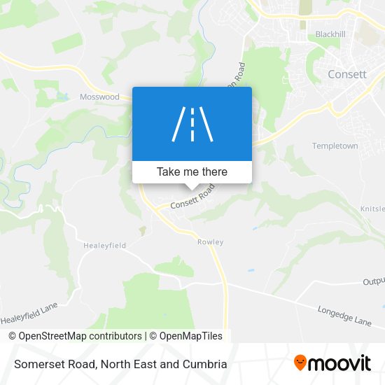 Somerset Road map