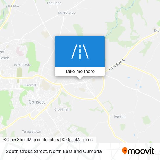 South Cross Street map