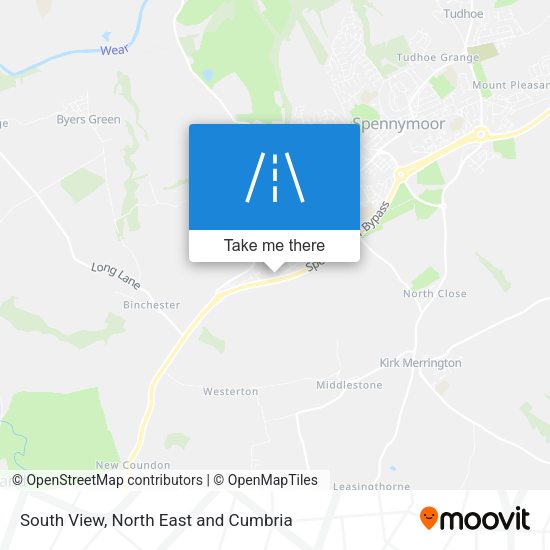 South View map