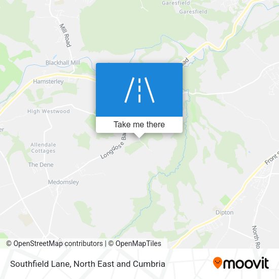 Southfield Lane map