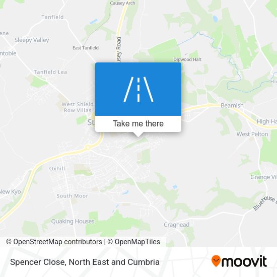Spencer Close map
